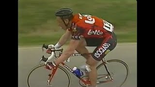 1996 Ghent Wevelgem with Phil Liggett [upl. by Zigmund215]