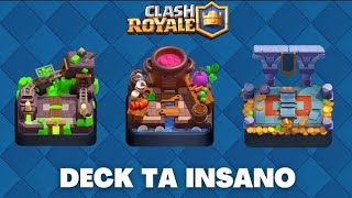 MELHOR DECK PARA ARENA 15 NO CLASH ROYALE [upl. by Enilrek]