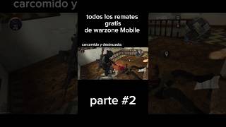 Todos los remates gratis de warzone Mobile parte 2  warzone [upl. by Forward808]