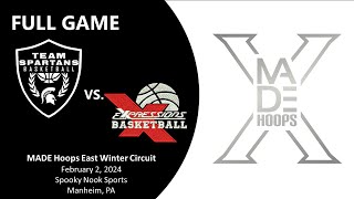 MADE Hoops Winter East Circuit  TEAM SPARTANS NATIONAL VS EXPRESSIONS AAU  February 3 2024  4K [upl. by Yecnay]