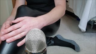 ASMR  Tapping amp Scratching of Faux Leather Leggings That Will Put You To Sleep [upl. by Armalda203]