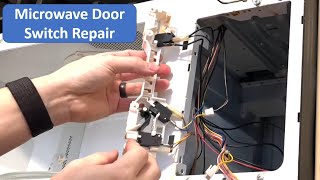 Microwave Door Switch Repair [upl. by Teerpnam]