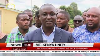 Mt Kenya unity Section of Meru leaders welcome endorsement of Kindiki as regional Kingpin [upl. by Abramo]