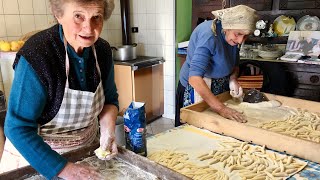 Discover fresh cheese gnocchi called raviole  Pasta Grannies [upl. by Euqinim]