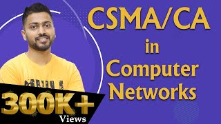 Lec36 CSMACA in Computer Network  Full Explanation [upl. by Nitsyrk]