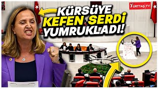 Kürsüye Kefen Serdi CHPli Vekil Semra Dinçerden AKPlileri Çılgına Çeviren Konuşma [upl. by Cilla]