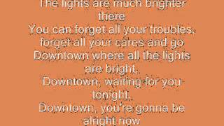 Downtown Petula Clark with lyrics [upl. by Medardas]