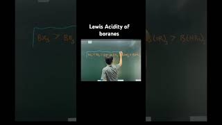 Lewis acidity sequence of boranes csirchemicalscience chemistry iitjam [upl. by Suisyola]