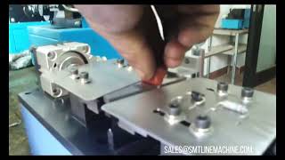 MoscapacitorResistor component form and cut machine [upl. by Leasim508]