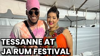 Tessanne Chin Interview at Jamaica Rum Festival 2022 [upl. by Sato]