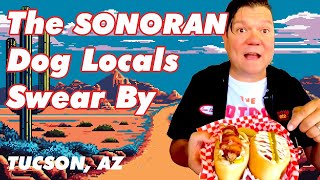 AMAZING MEXICAN STREET FOOD Sonoran Hot Dog in Tucson ARIZONA [upl. by Westberg]