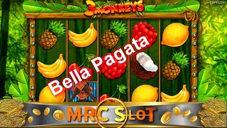 Abbiamo giocato alle 3 scimmieChe bella Pagata MRC SloT [upl. by Otsirc478]