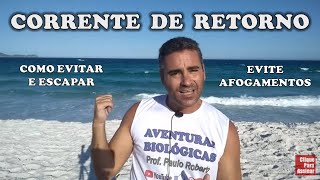 Como Escapar da Corrente de Retorno Evite afogamentos [upl. by Sherburn]