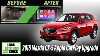 2016 Mazda CX5 Apple CarPlay Upgrade [upl. by Yecnuahc]