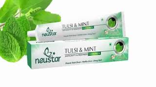 Neustar MINT amp THULSI TOOTHPASTE toothpaste dentist dentalcare dentalhealth dentalclinic yt [upl. by Atnuhs]