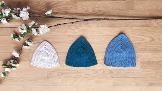 Réaliser FACILEMENT des bonnets pour top robe maillot au crochet  Toutes tailles  TUTO DEBUTANT [upl. by Eirelam]