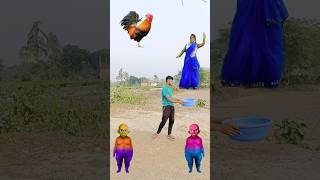 Flying crying babies Catching vs hen elephant vs cute boudi Funny vfx magic😃😆 [upl. by Merrili]