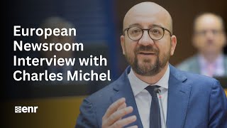 European Newsroom interview with outgoing European Council President Charles Michel [upl. by Arhat]