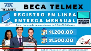 BECA FUNDACION TELMEX 2022 Solicita el apoyo de 1200 a 1500 Requisitos y Fechas [upl. by Esalb600]