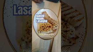 Baked Lasagna with bechamel sauce food cooking recipe motivation [upl. by Rye174]