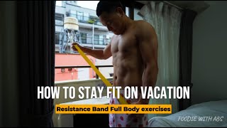 How To Stay Fit On Vacation In Tokyo ခရီးလဲသွား လေ့ကျင့်ခန်းလဲလုပ်  Foodie With Abs [upl. by Norit299]