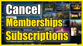 How to Cancel Subscriptions on Amazon Firestick Video amp Apps Easy Method [upl. by Noseaj]