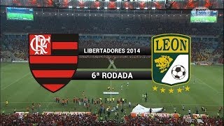 Gols  Flamengo 2 x 3 León MEX  Libertadores 2014  09042014 [upl. by Katharina]