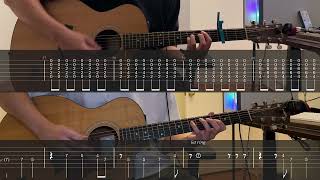 Porter Robinson  Everything Goes On Guitar Cover w Tabs [upl. by Newbill]