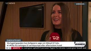 TV2 News hos 3byggetilbuddk Varmepumper i høj kurs [upl. by Aset]