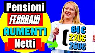 PENSIONI FEBBRAIO 👉 CALCOLI AUMENTI NETTI RIFORMA IRPEF 2024❗️CHI LI RICEVE E GLI IMPORTI VERI 📊 [upl. by Ylera]