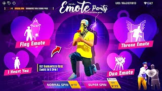 EMOTE PARTY EVENT  ROSE EMOTE RETURN  FREE FIRE VALENTINES DAY EVENT  TODAY NIGHT UPDATE IN TAMIL [upl. by Arved907]