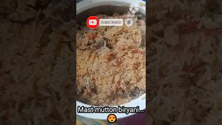 Delicious Mutton biryani 😍 in break fast 🔥 muttonbiryani biryani shortsfeed ytshorts [upl. by Nylakcaj]