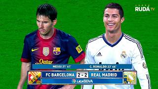 3 Times Messi and Cristiano Ronaldo made History in El Clasico [upl. by Gnoh473]