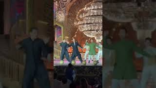 3 Khans dance together at anant Ambani pre wedding salmankhan shahrukkhan aamirkhan [upl. by Piselli210]