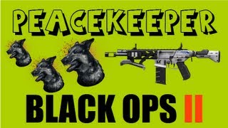 BO2  Chiens au Peacekeeper en 110 sec  nouvelle arme  pacificateur [upl. by Sinnod]