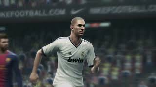 Pro Evolution Soccer 2013 Barcelona  Real Madrid Xbox 360 Gameplay [upl. by Lezah540]