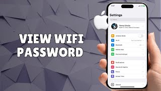 How to View WIFI Password on iPhone 2024 [upl. by Falconer988]