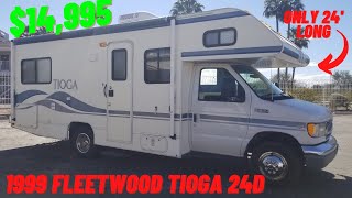 15000 Motorized Class C RV 1999 Fleetwood Tioga 24D Video Walkthrough SOLD [upl. by Brana]