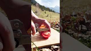 Meal in the mountains asmr kyrgyzstan mountains foodasmr asmr naturelovers cozymeal hiking [upl. by Winne]