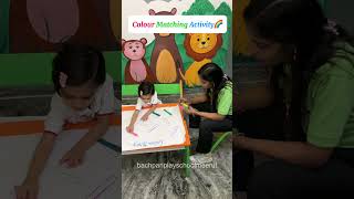 Colour Matching Activity colour colourmatching kids learning ytshorts shorts [upl. by Ajnat]