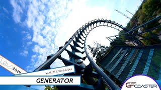 GENERATOR  WALIBI Rhône Alpes  GFcoaster  2024 [upl. by Ranitta]