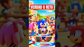 Sonic Juega A VERDAD o RETO Pero 😳 comedia sonic [upl. by Lihka]