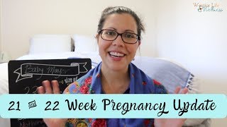 21 amp 22 WEEK PREGNANCY UPDATE  Troubles w gas and bloating trip to Portugal [upl. by Aisatna344]