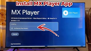 How to Install MX Player on Any Smart TV [upl. by Evetta]