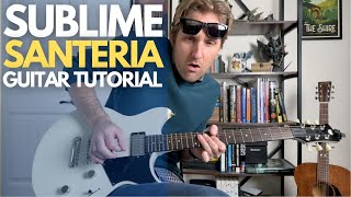 Santeria by Sublime Guitar Tutorial  Guitar Lessons with Stuart [upl. by Zoubek]