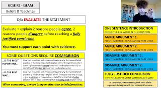 GCSE RELIGIOUS STUDIES ISLAM  BELIEFS amp TEACHINGS AQA PAPER 1 2023 [upl. by Amisoc]