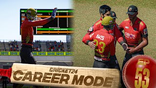 I Batted and Bowled the Super Over on My BPL Debut  Cricket 24 My Career Mode 53 [upl. by Ailama848]