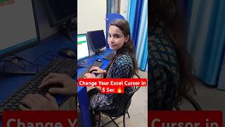 Change Your Excel Cursor Color in 5 Sec🔥 excel exceltips sirfexcel [upl. by Ylrevaw]