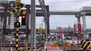 【愛知県】名鉄電車🚃知立駅 踏切 [upl. by Enos489]