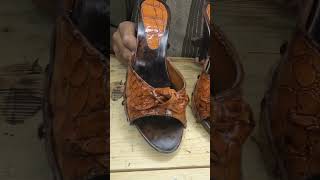 Vintage Wamen Shoe Makeover Alligator Leather Magic [upl. by Kenny]